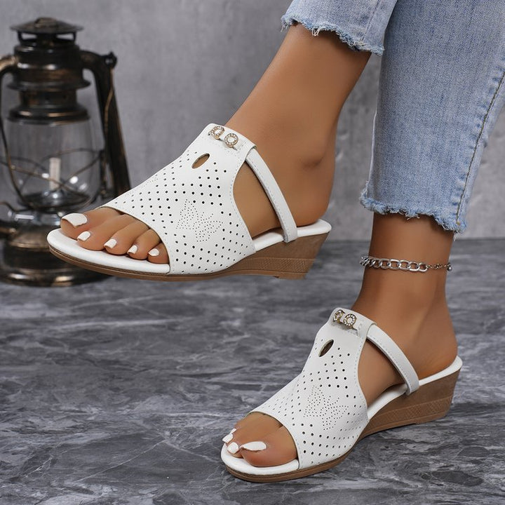 Dame Komfortable Vinkel-Sandaler Stilla