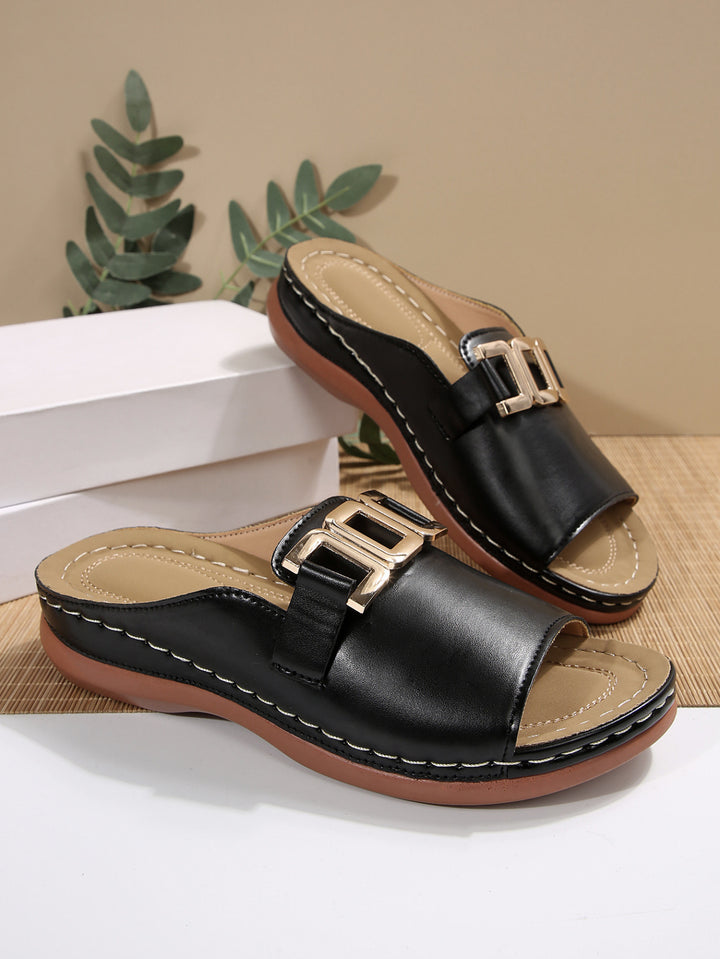 Dame Elegante Fritids Slide Sandaler Stilla
