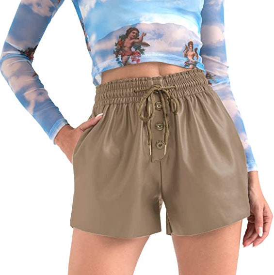 Dame Mode og komfortable shorts med elastik og snor Stilla