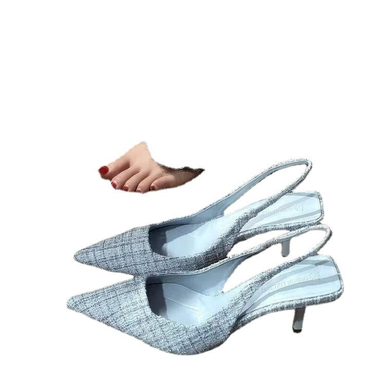 Dame Slingback-pumper med elegant spids design og komfortabel hæl Stilla
