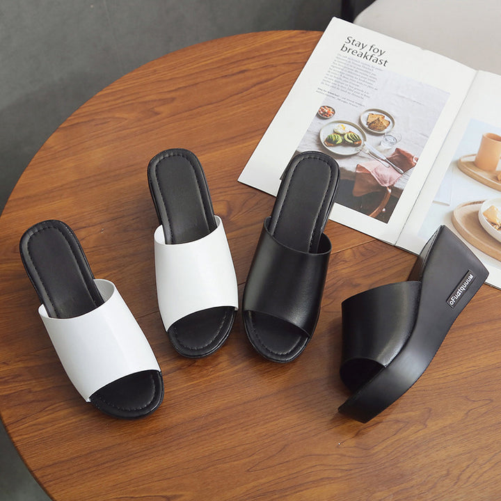 Dame Wedge-sandaler med behageligt indlæg og trendy snit Stilla