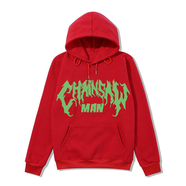 Herre hoodie med unik grafisk design Skovae