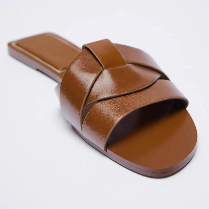Dame Mode Clogsandaler med kunstnerisk rem-design og behageligt fodseng Stilla