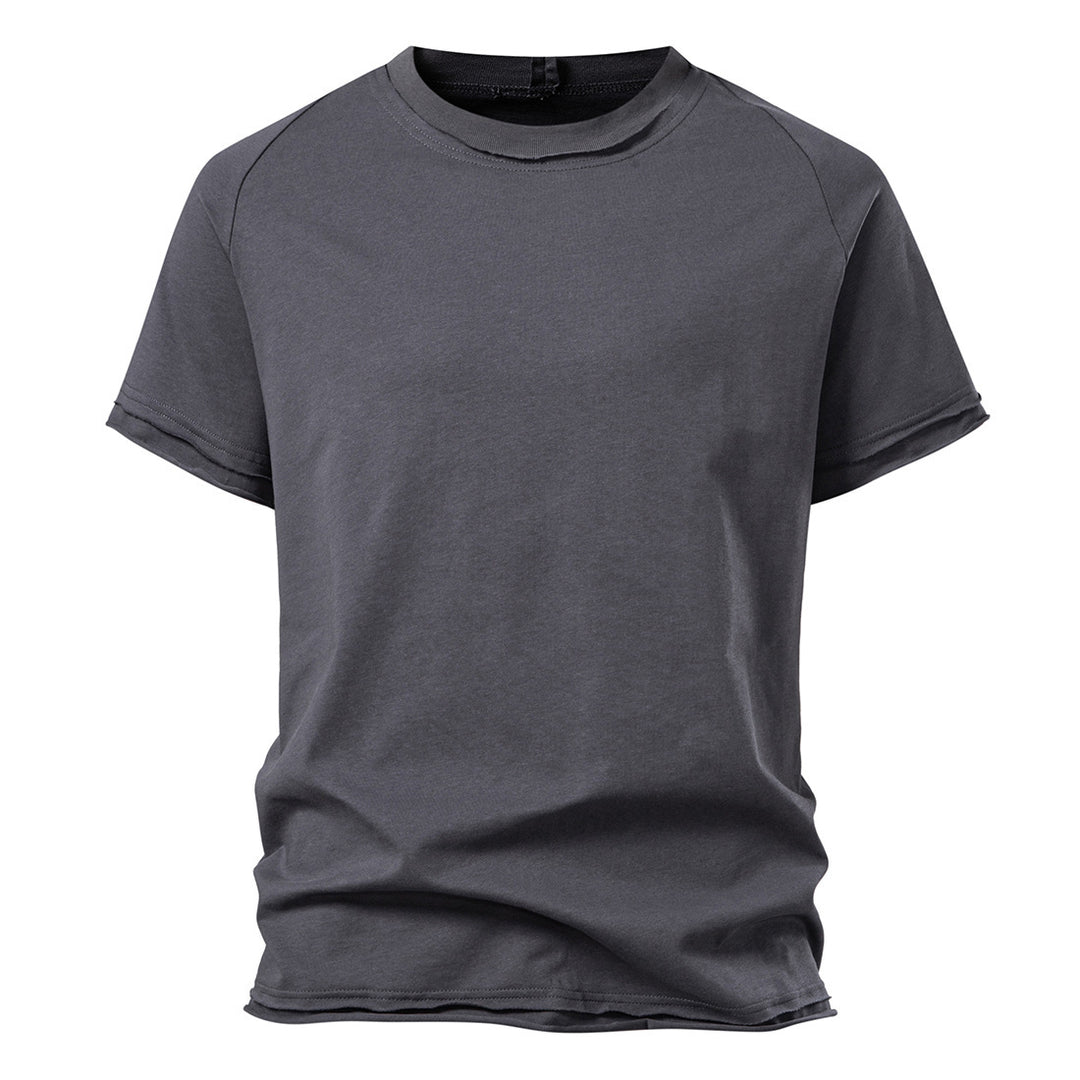 Herrer Casual Relaxed-Fit Kortærmet T-shirt Stilla