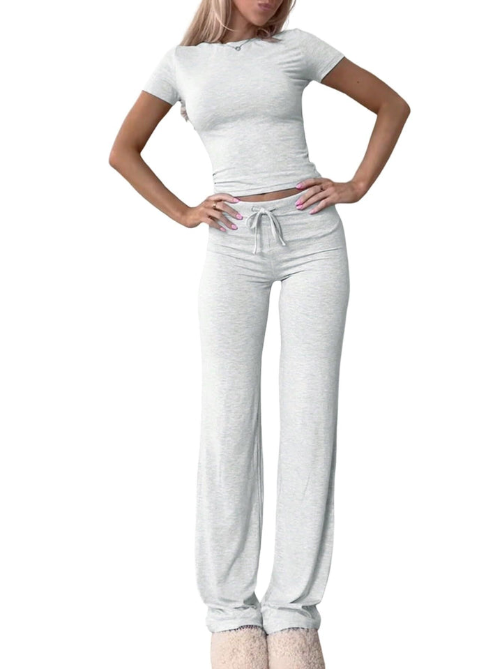 Stilla | Sporty-Set Casual Top Lange Bukser Sæt