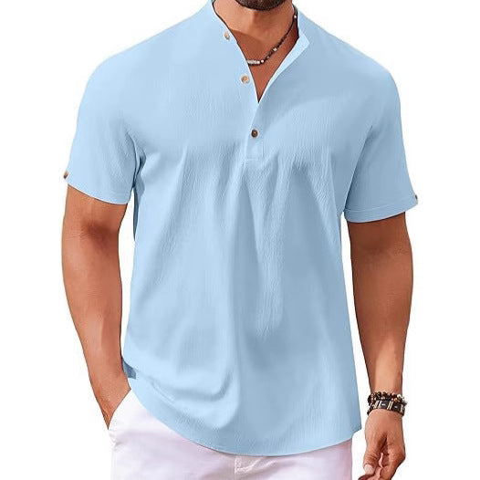 Herrer Kortærmet Knappen skjorte Polo-Shirt Stilla