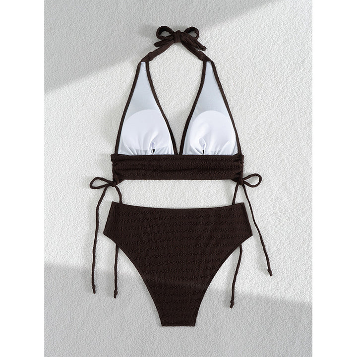 Dame Smocked Trekant Bikini Sæt Stilla