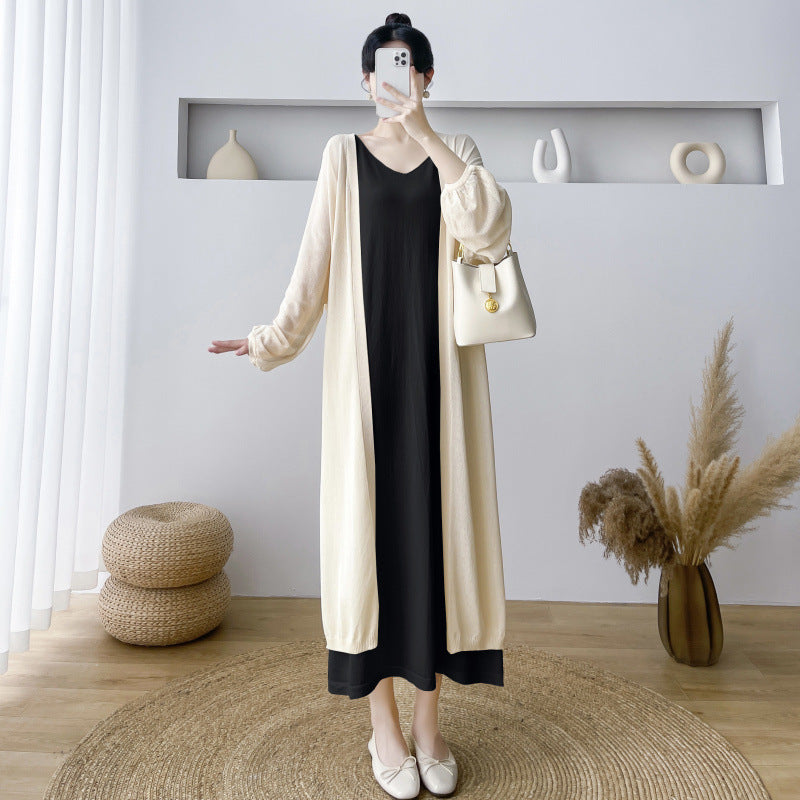 Femme Letvægts Lange Duster Jakke Stilla