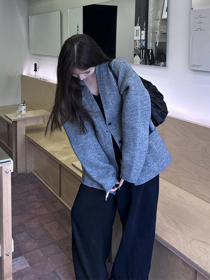 Dame stilfulde og alsidige strikjakke Stilla