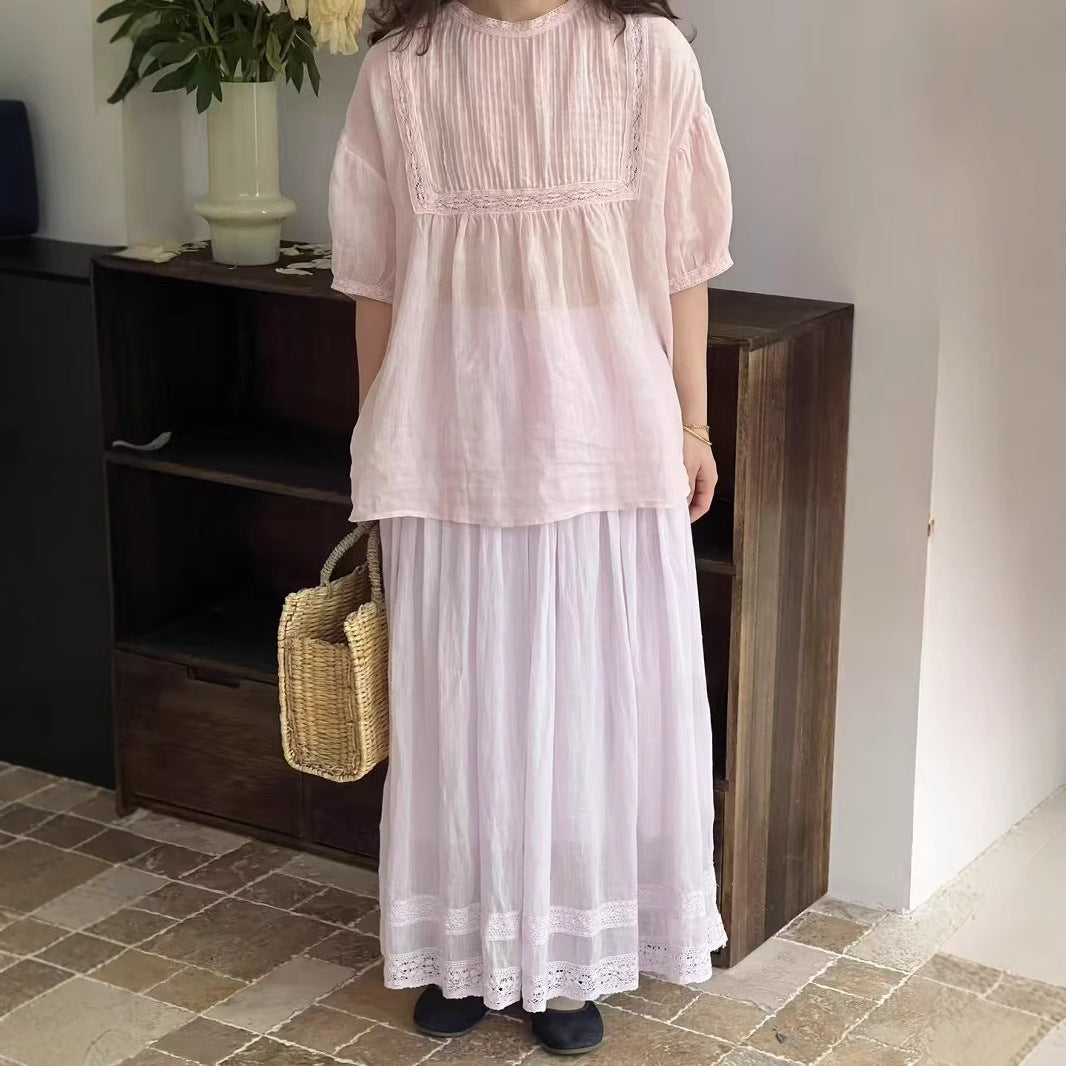 Femme Bohemian Chic Faltenbluse Stilla