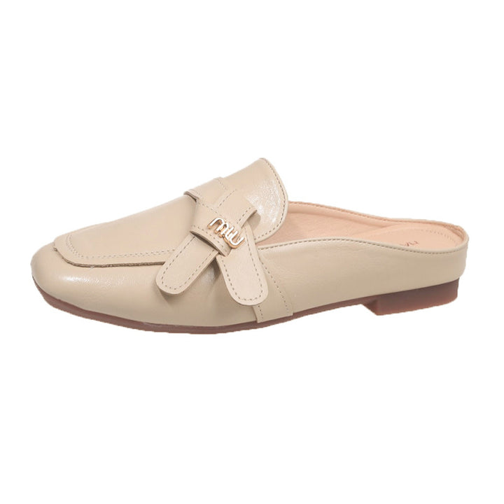 Dame Slip-On Mules med dekoreret sløjfe-detalje Stilla