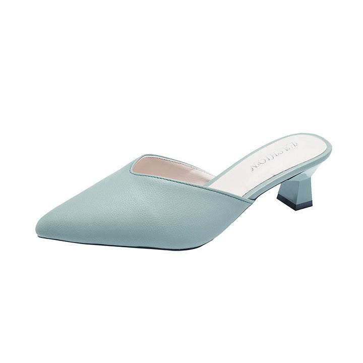 Damer Elegante Slingback-Pumps med fashionable spids tåområde og stabil blokhæl Stilla