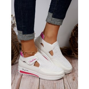 Dame Åndbare Sneakers med elastisk Overdel og let Design Stilla