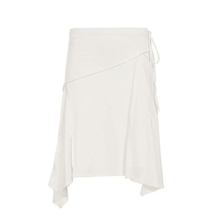 Damer sporty omslag nederdel med stilfulde draperinger Skovae