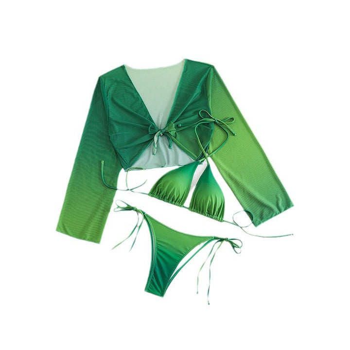 Kvinder Mesh Bindebånd Bikini Sæt Stilla