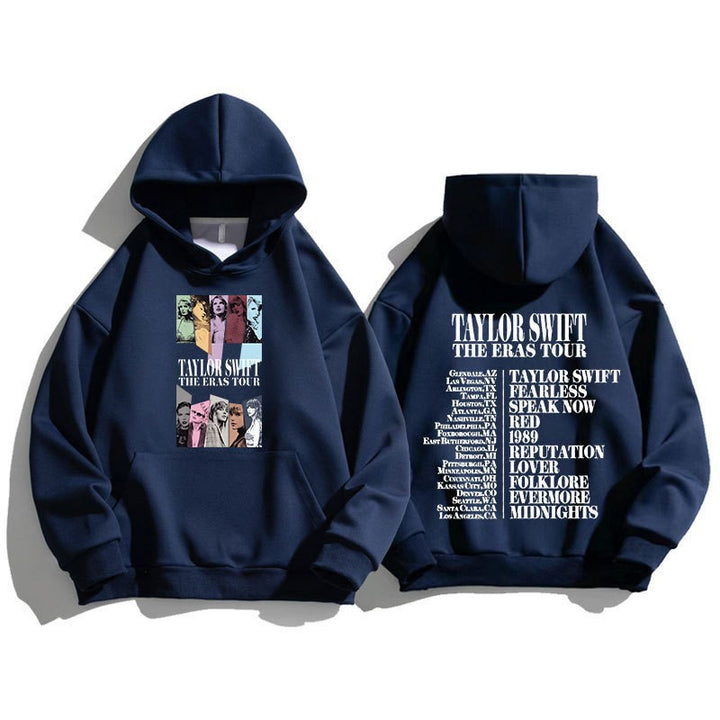 Kvinders hoodie med kunstnerisk motiv og inspirerende oplysning Skovae