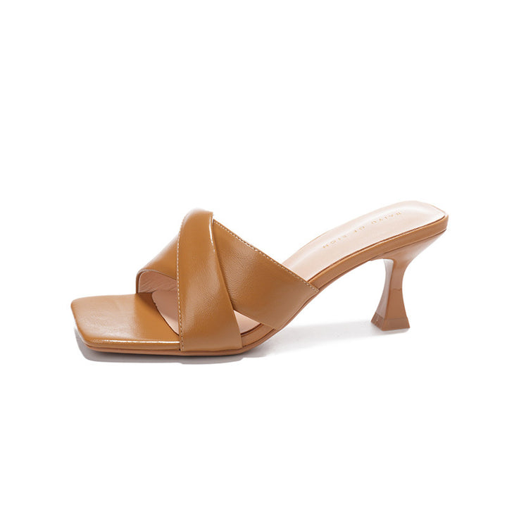 Dame Cross-Strap Hælepumper Stilla