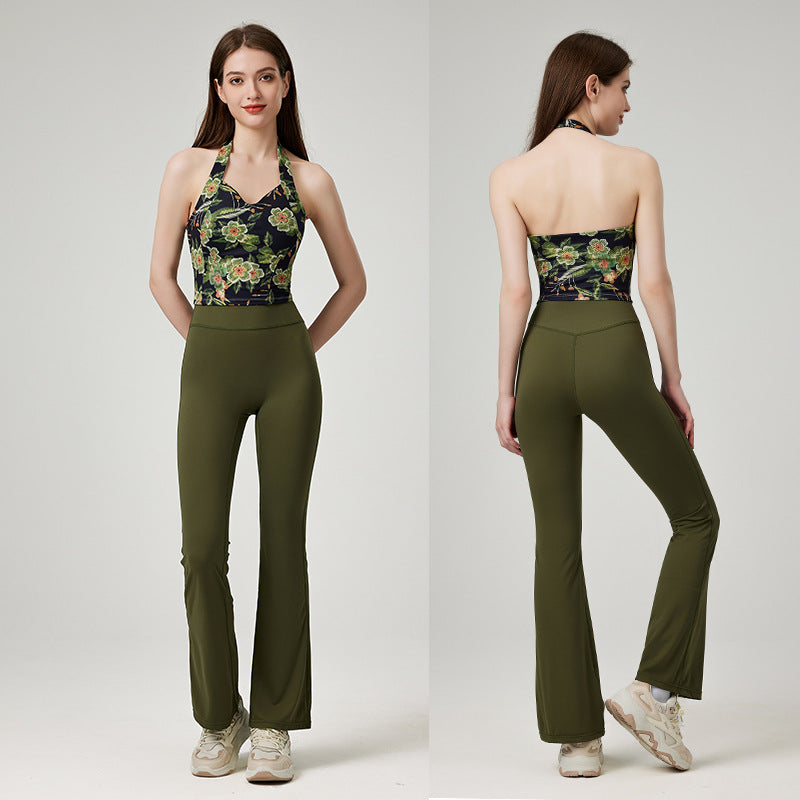 Dame Sport-Top og Leggings-Sæt Stilla
