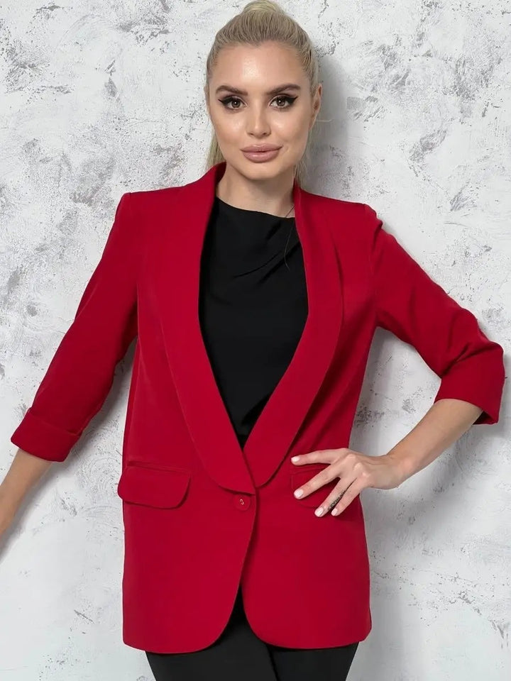 Dame Blazer med elegant snit og moderne detaljer Stilla