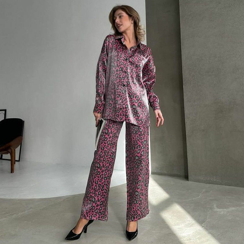Dame Satin Pyjamasæt Stilla