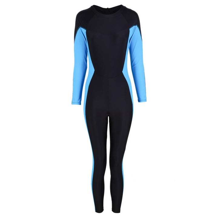 Dame Sporty Wetsuit med moderne farvesnit og langærmet design Stilla