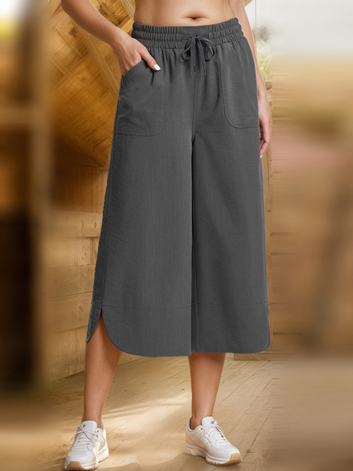 Dame løs Culotte med elastisk talje og praktiske lommer Stilla