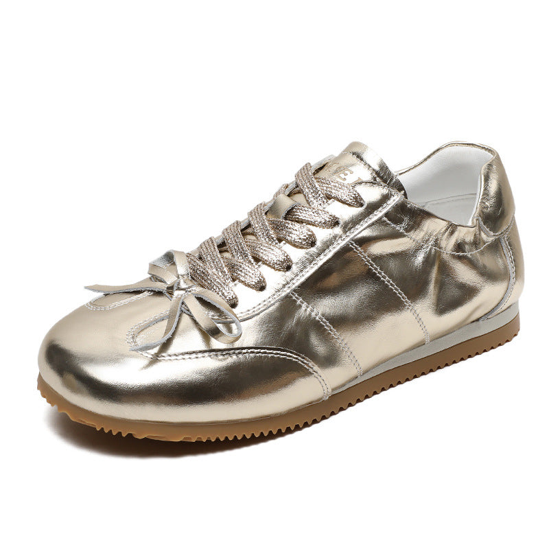 Dame Luxe Metallic Fashion Sneakers Stilla