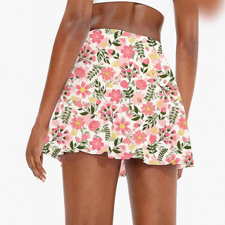 Femme Floral Sportsnederdel Stilla