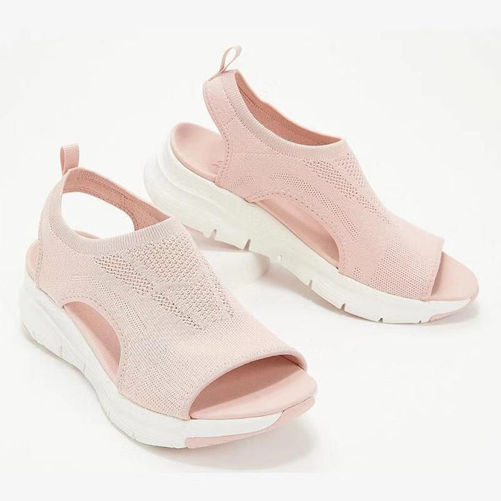 Dame Åndbare Slip-On Sandaler med ergonomisk Design og fleksibel Såle Stilla