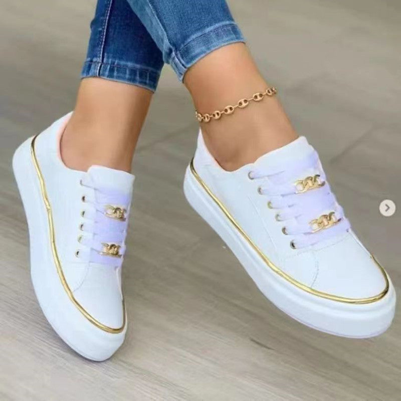 Dame Mode Sneakers med luksuriøse detaljer Stilla