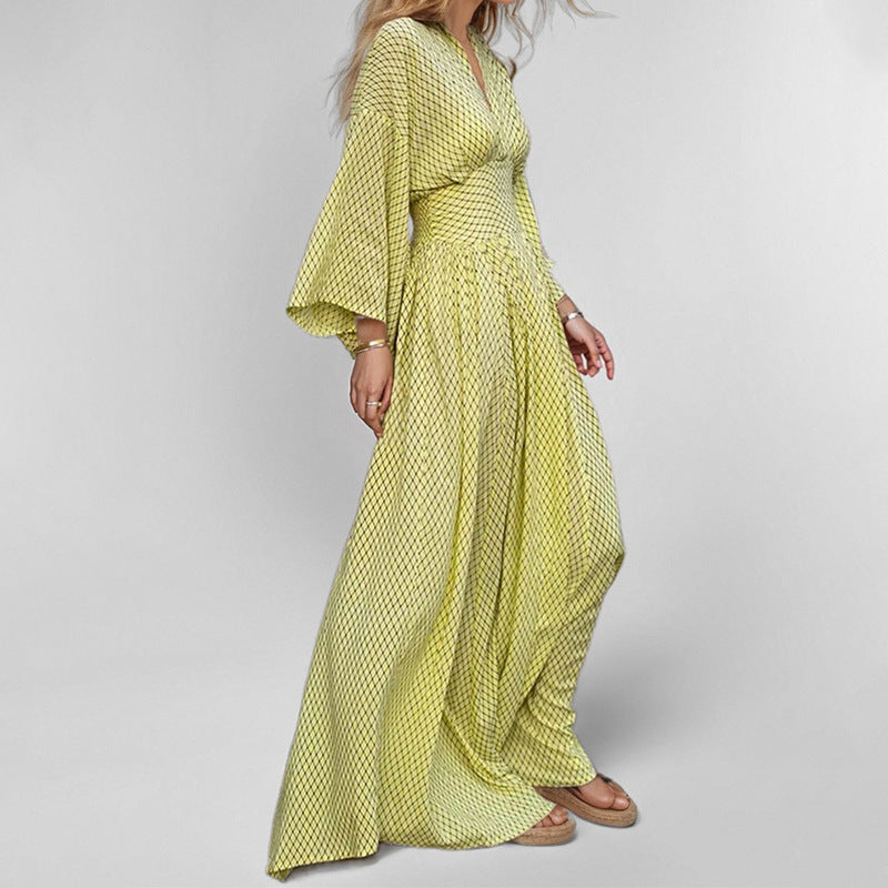 Dame Kaftan-svømmedragt med elegant snit og vidt udskårne ærmer Stilla