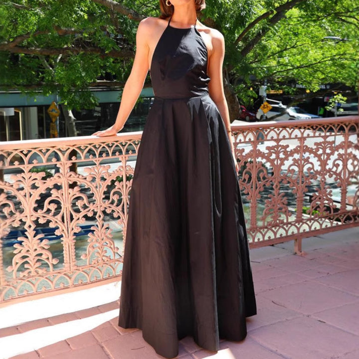 Dame maxi skirt med høj talje og elegant chiffon dækning