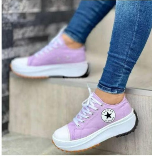 Dame Sporty High-Top Sneakers med skridsikker sål og åndbart overmateriale Stilla