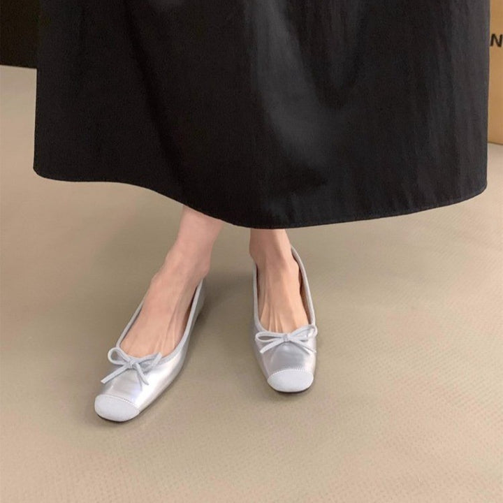Dame ballerina sko med elegant sløjfedetalje Stilla
