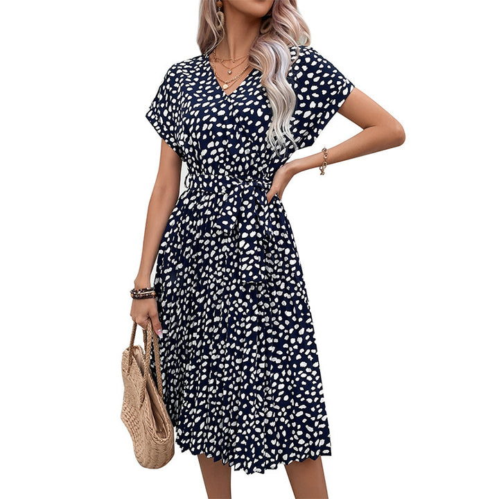 Dame Wickel-Midi-Kjole med afslappet smart styling Stilla