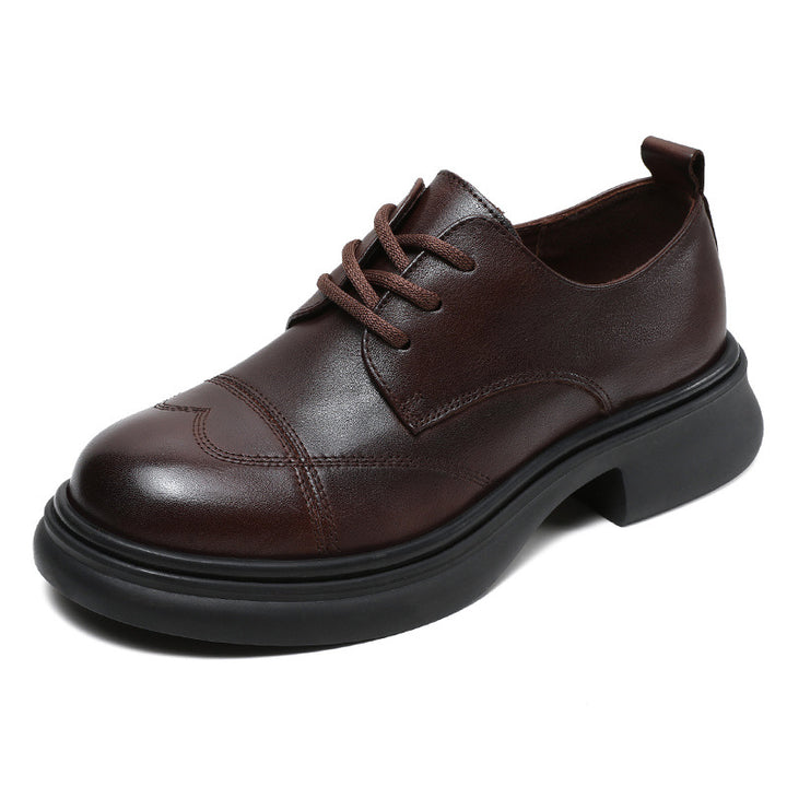 Herre Klassiske Snørebånd Formelle Oxfords med Chunky-Sål Stilla