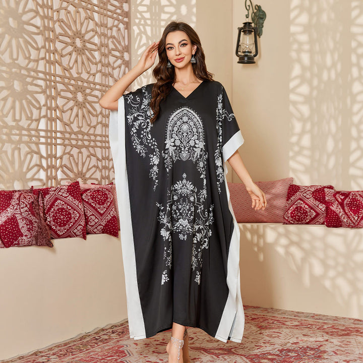Dame Kimono-Style Strandkjole Stilla