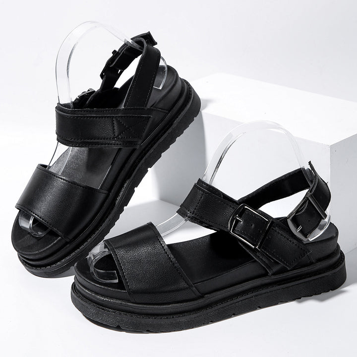 Dame Trendy Komfort-Sandaler med justerbar rem og skridsikker sål Stilla