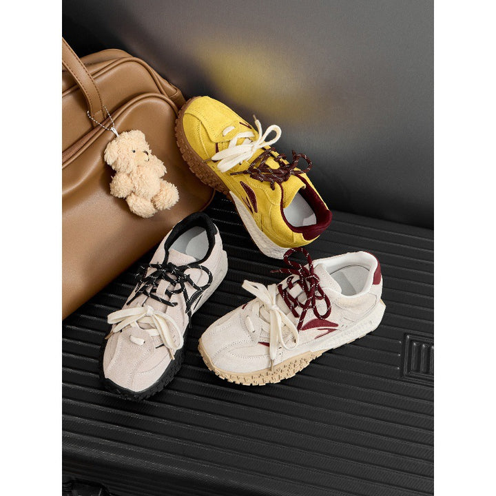 Damer Retro-inspirerede Suede Løbesneakers Stilla