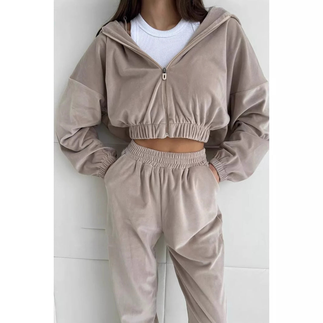 Dame mode Oversized Jakke med Lynlås Stilla