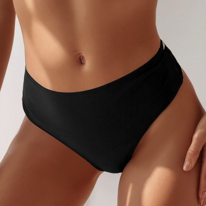Dame Bikini-trusser med justerbare X-stropper og elegant design Skovae