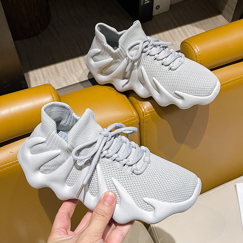 Dame Åndbare Lifestyle Sneakers med unikt design og fleksibel sål Stilla