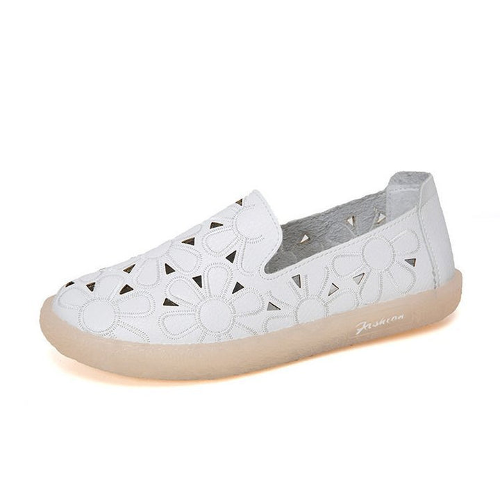 Dame Slip-On Sko med blomstret design og skridsikker sål Stilla