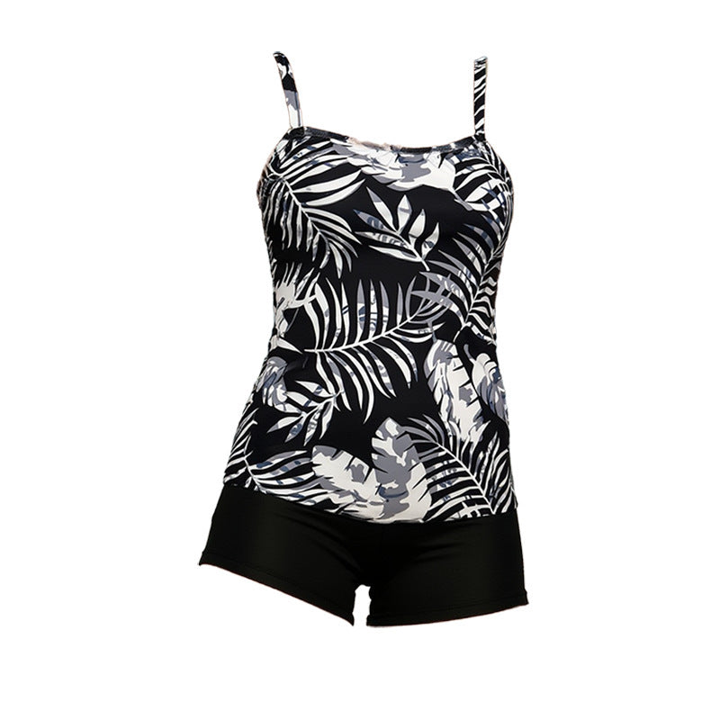 Dame Tankini med justerbare stropper og sporty snit Skovae