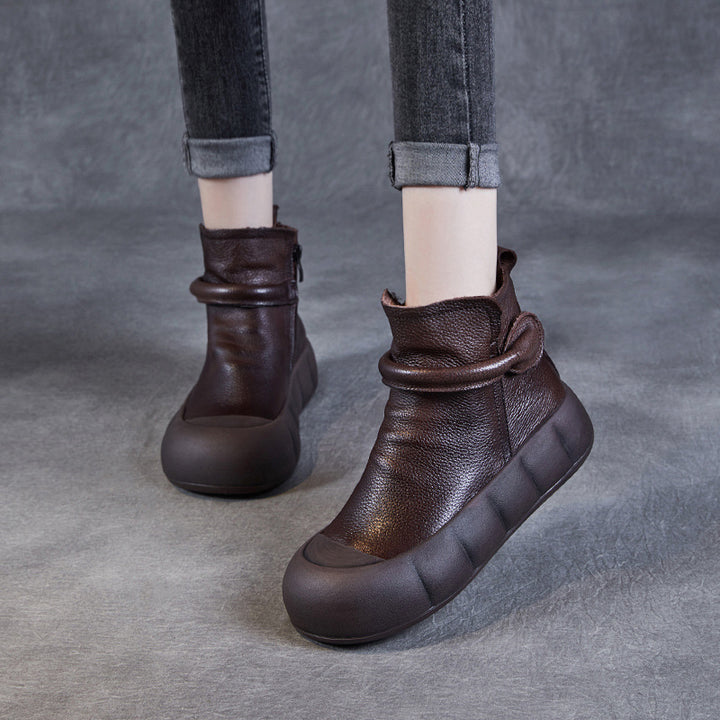 Dame stilfulde ankel-boots med polstret sål og vejrbestandigt overmateriale Stilla