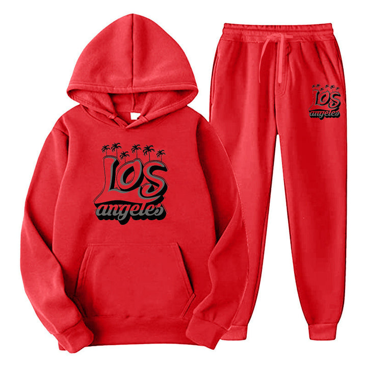 Kvindernes Sporty Hoodie og Joggingbukser Sæt Skovae