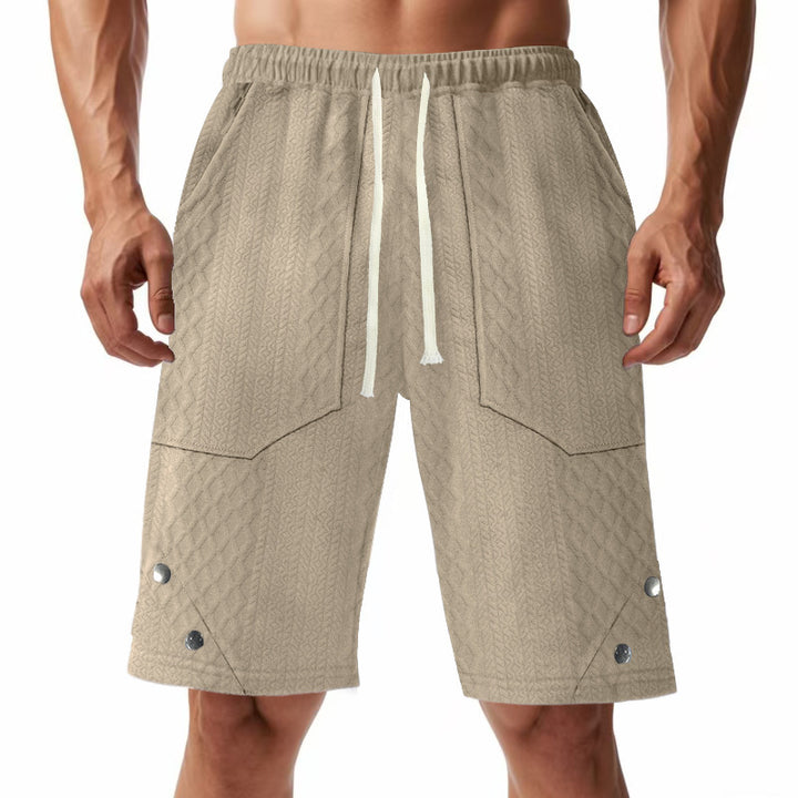 Herrer Cargo-shorts med struktureret design og praktiske lommer Stilla