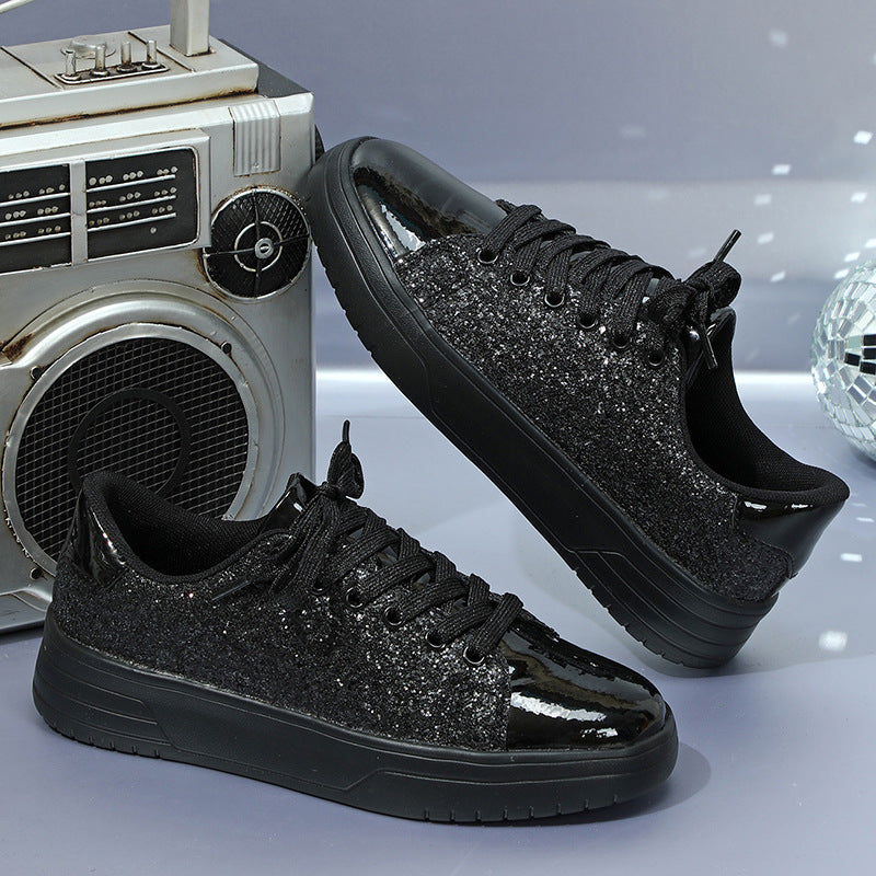 Dame Funklende Sneakers med glitrende overflade og skridsikker sål Stilla