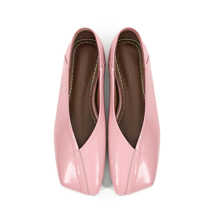 Femme Quadrat-Tå Slip-On Ballerinas  Stilla