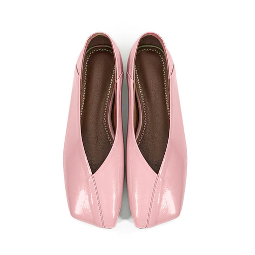Femme Quadrat-Tå Slip-On Ballerinas  Stilla